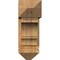 Ekena Millwork Balboa Arts and Crafts Rough Sawn Bracket w/ Offset Brace, Western Red Cedar, 8"W x 22"D x 22"H BKT0806X22X22BOA03RWR - alternate 4